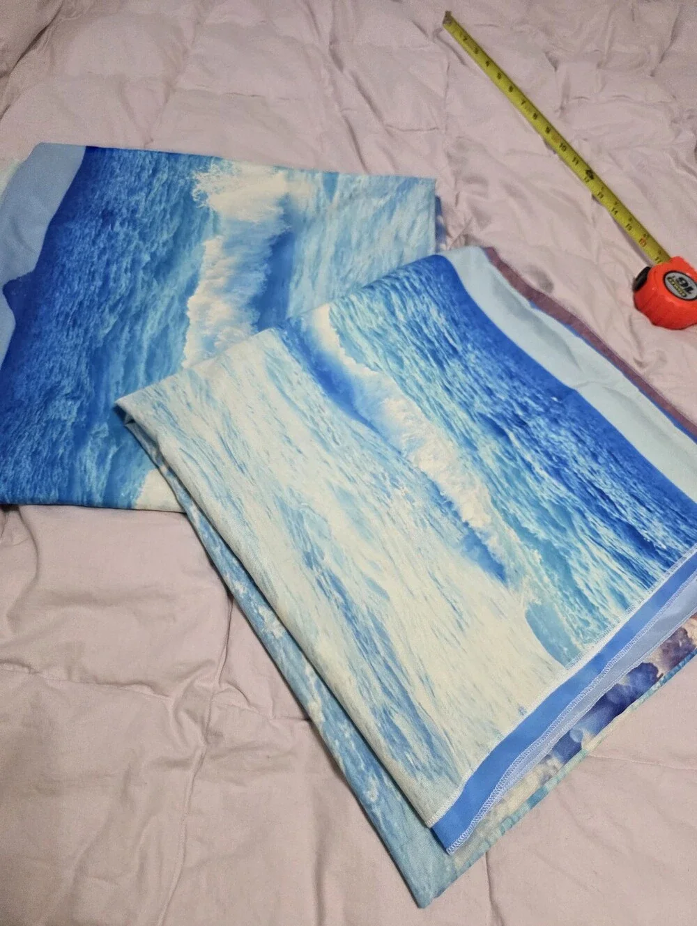 Set Of 2 Tapestry OCEAN - Blue Seascape 60